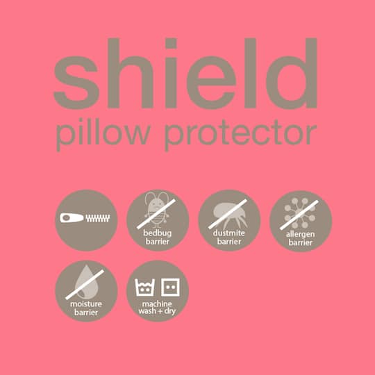 Shield Pillow Protection Cover, 18" x 18"
